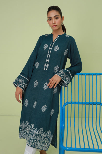 Stitched 1 Piece Textured Lawn Chikankari Embroidered Shirt