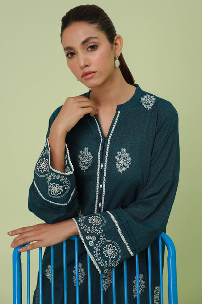 Stitched 1 Piece Textured Lawn Chikankari Embroidered Shirt