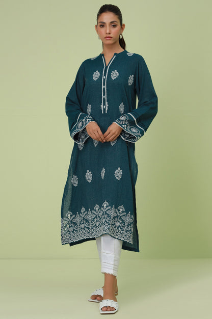 Stitched 1 Piece Textured Lawn Chikankari Embroidered Shirt