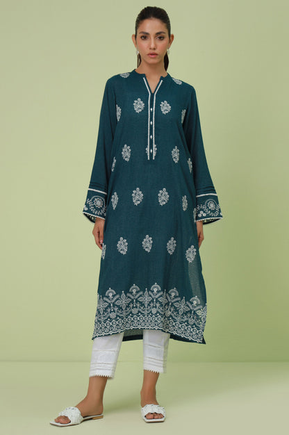 Stitched 1 Piece Textured Lawn Chikankari Embroidered Shirt