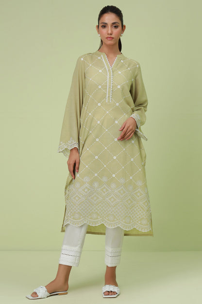 Stitched 1 Piece Textured Lawn Chikankari Embroidered Shirt