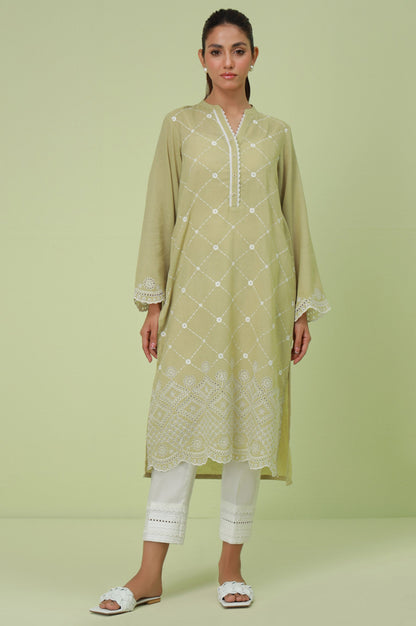 Stitched 1 Piece Textured Lawn Chikankari Embroidered Shirt
