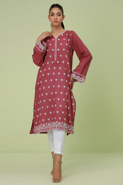 Stitched 1 Piece Textured Lawn Chikankari Embroidered Shirt