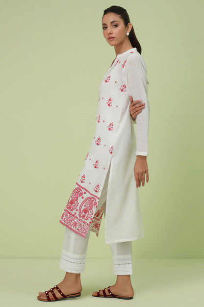 Stitched 1 Piece Textured Lawn Chikankari Embroidered Shirt