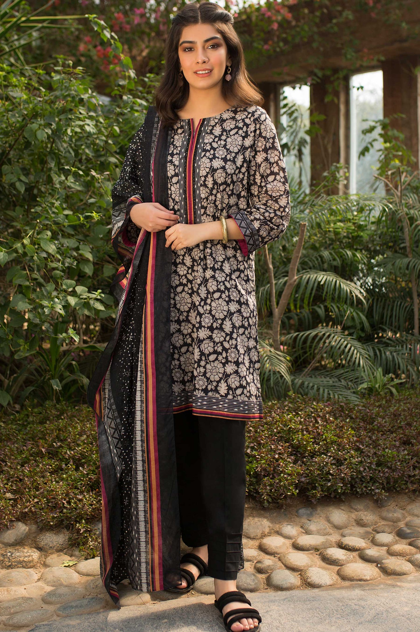 Stitched 2 Piece Printed Lawn Suit