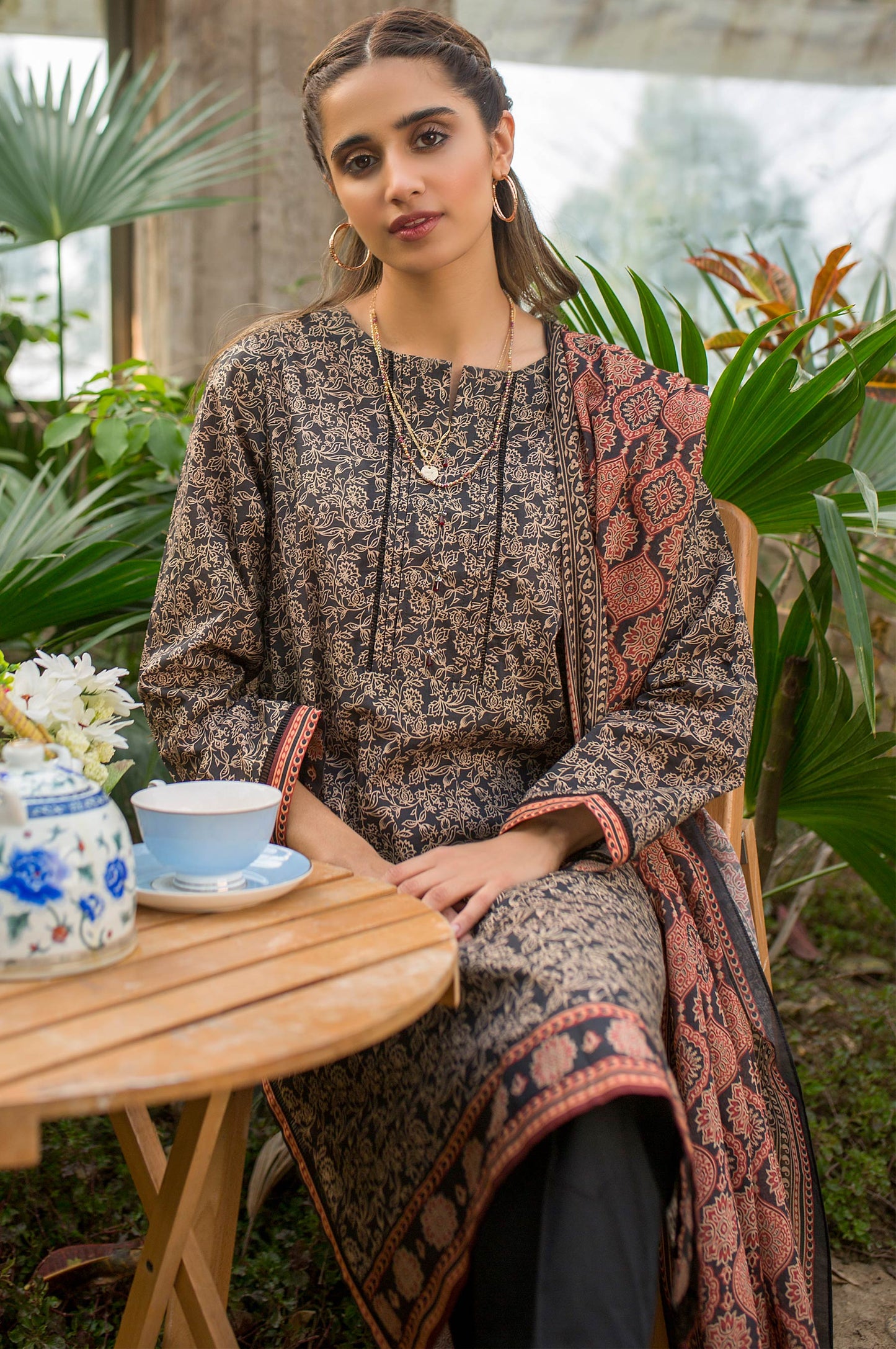 Stitched 2 Piece Digital Printed Lawn Suit