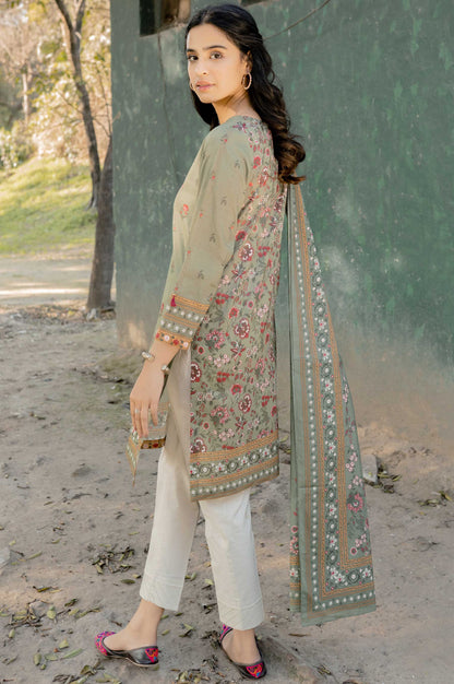Stitched 2 Piece Embroidered Lawn Suit