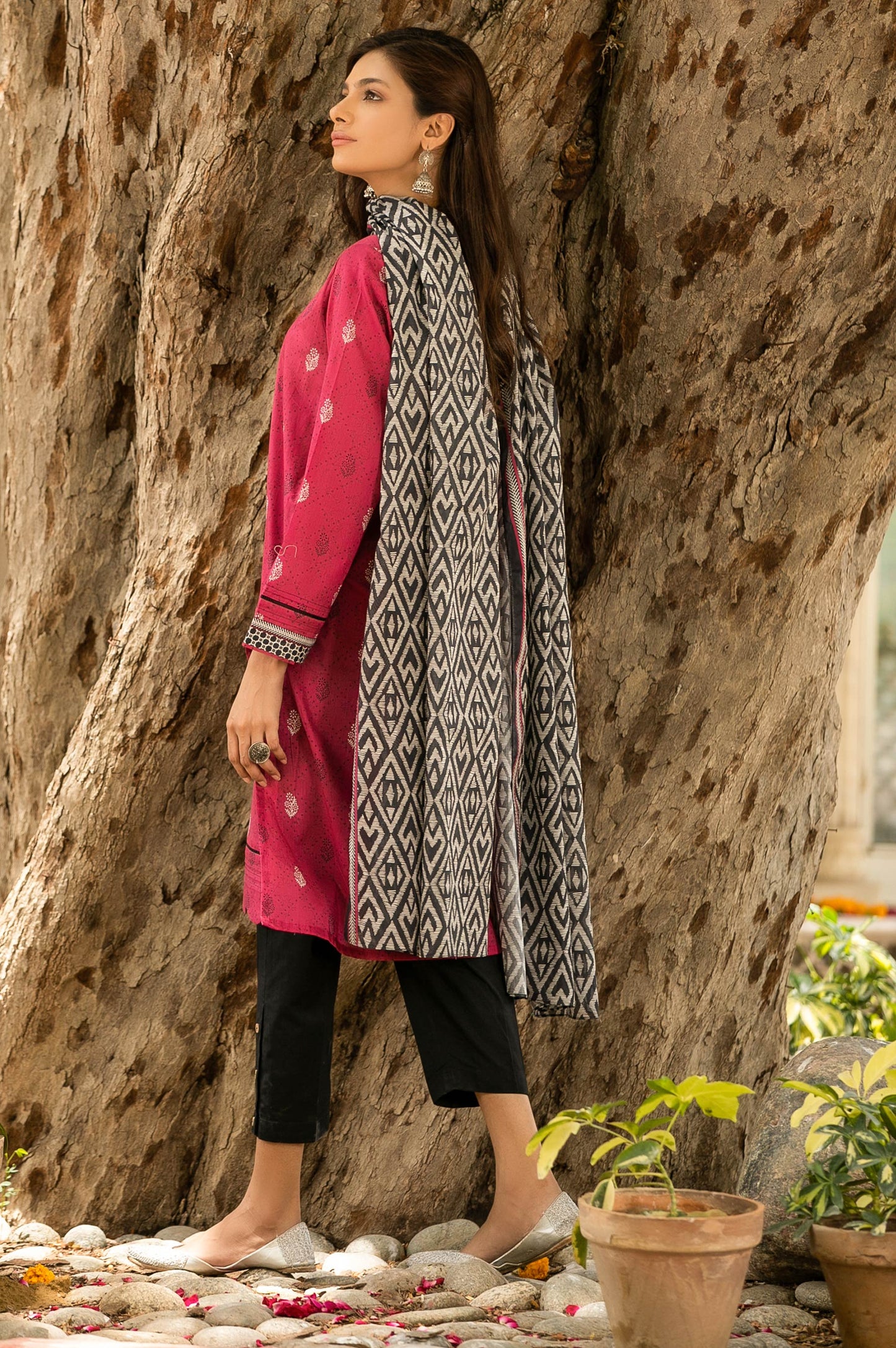 Stitched 2 Piece Digital Printed Lawn Suit