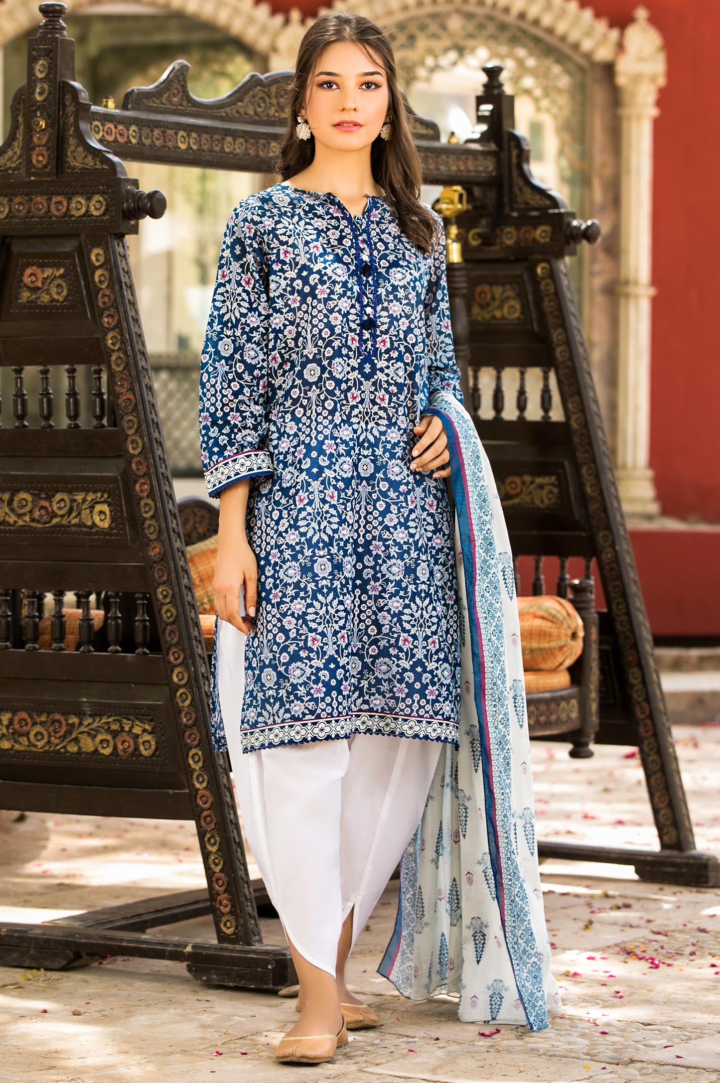 Stitched 2 Piece Printed Lawn Suit