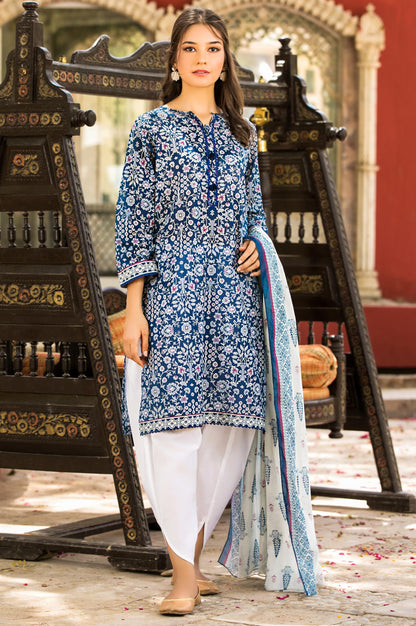 Stitched 2 Piece Printed Lawn Suit