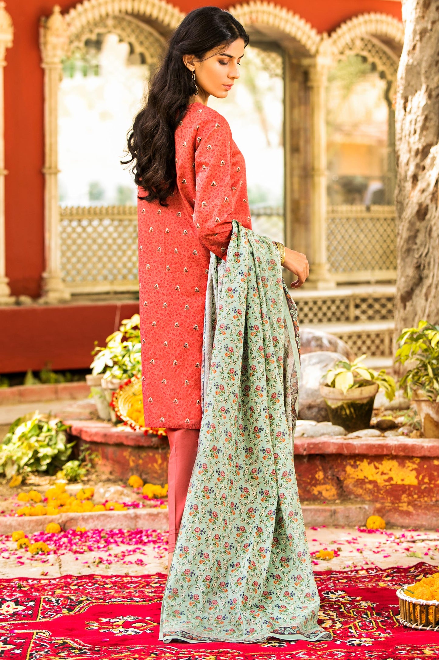 Stitched 2 Piece Digital Printed Lawn Suit