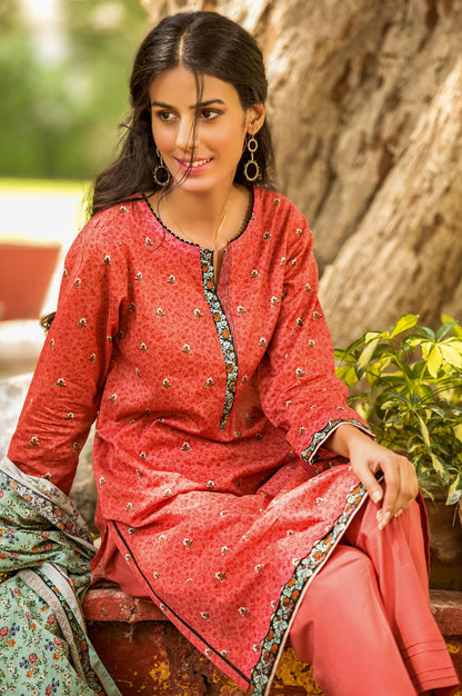 Stitched 2 Piece Digital Printed Lawn Suit