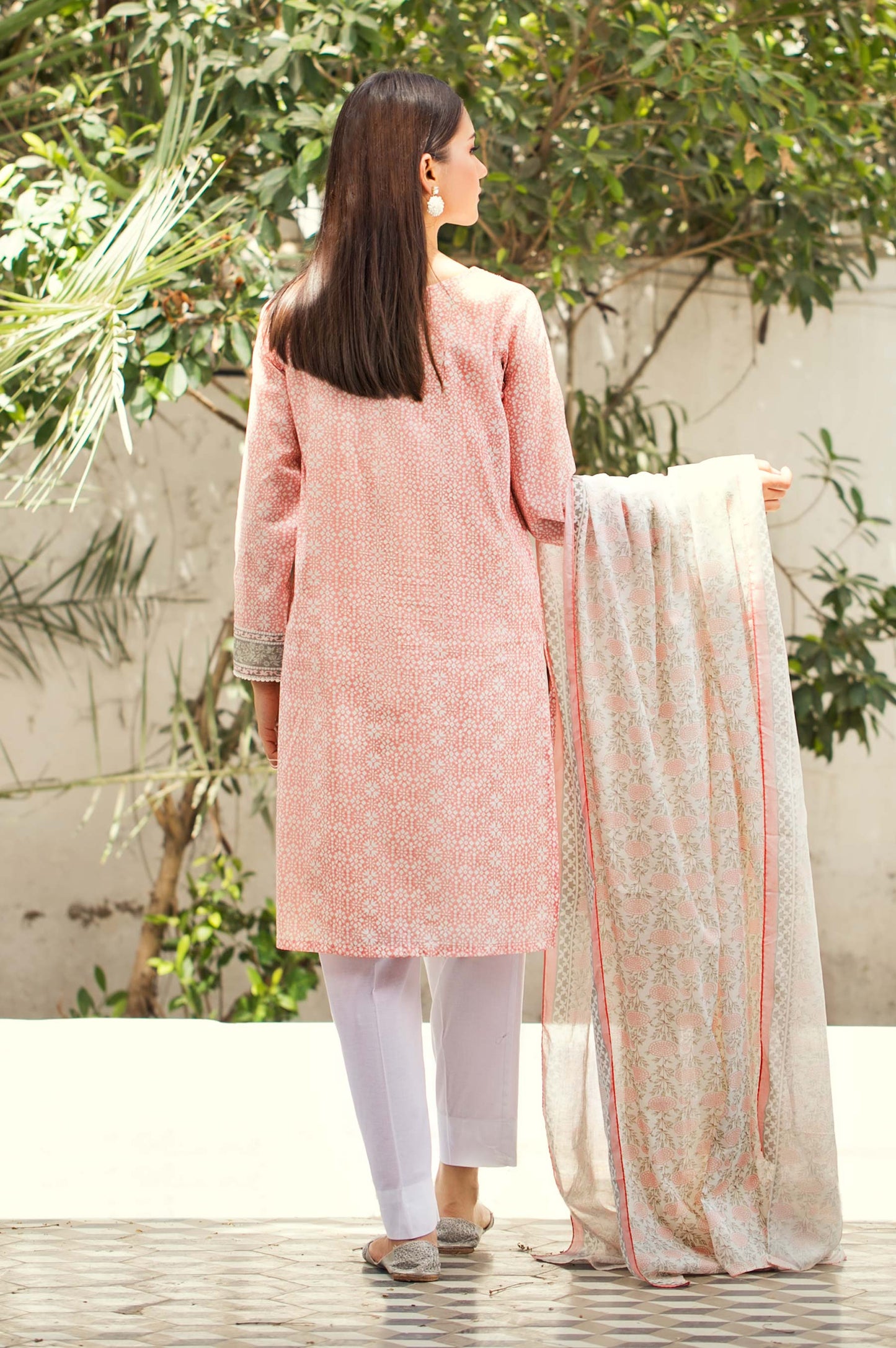 Stitched 2 Piece Embroidered Lawn Suit