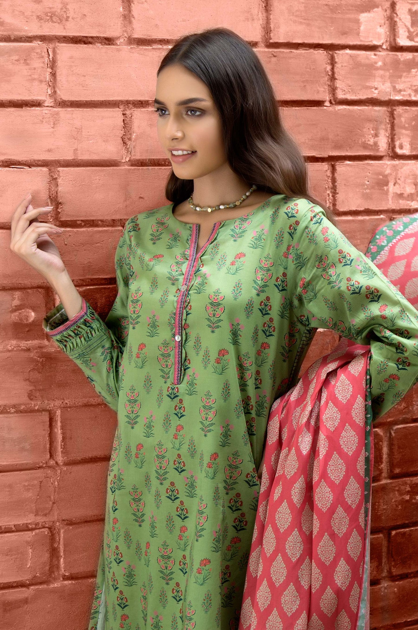 Stitched 2 Piece Printed Lawn Suit