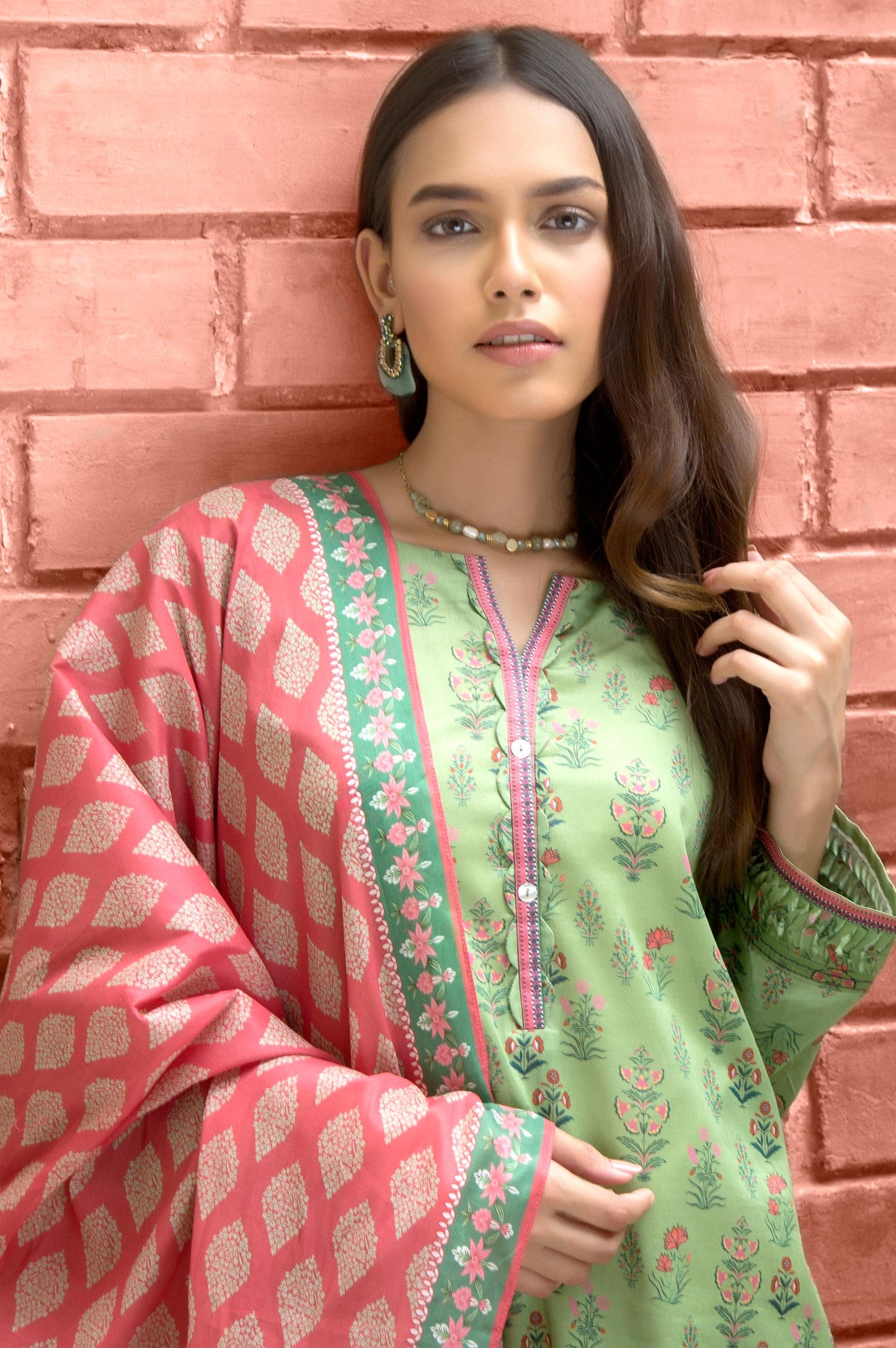 Stitched 2 Piece Printed Lawn Suit