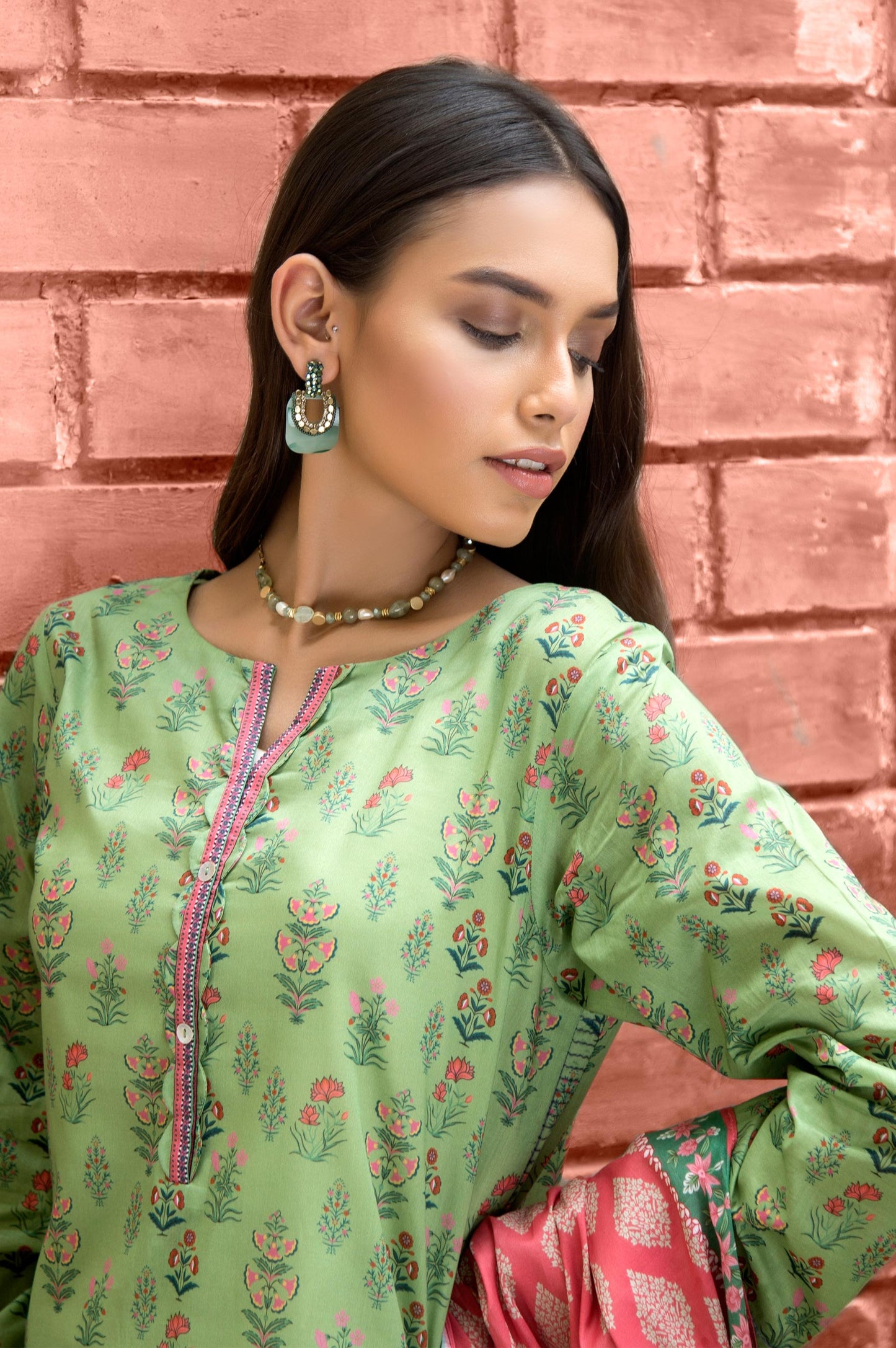Stitched 2 Piece Printed Lawn Suit