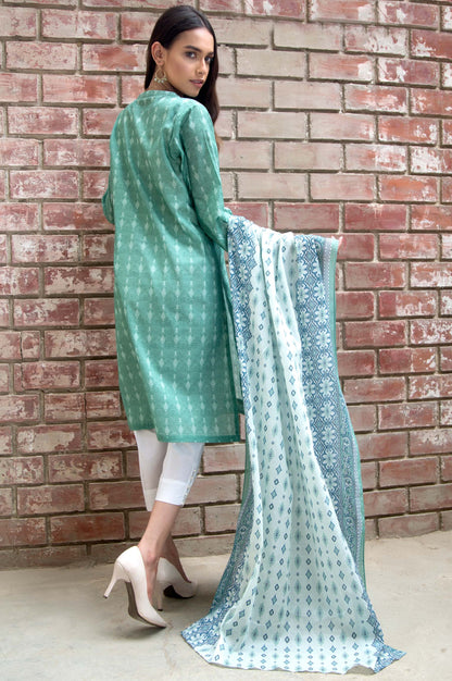 Stitched 2 Piece Printed Lawn Suit