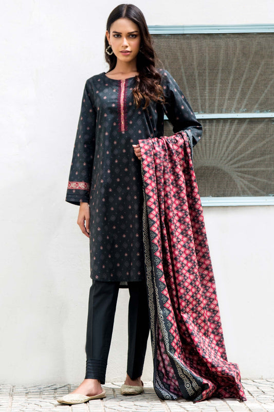 Stitched 2 Piece Printed Cambric Suit