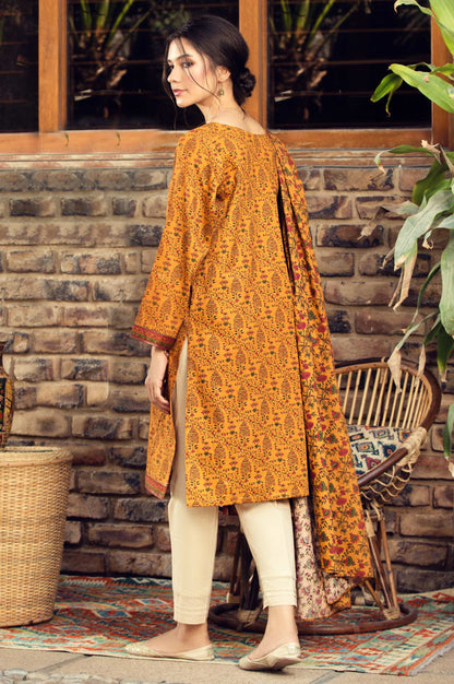 Stitched 2 Piece Printed Cottel Suit