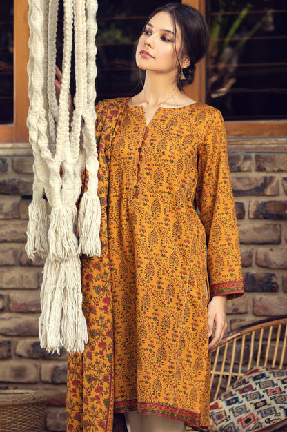 Stitched 2 Piece Printed Cottel Suit