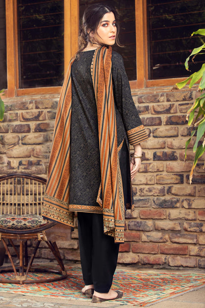 Stitched 2 Piece Embroidered Cottel Suit
