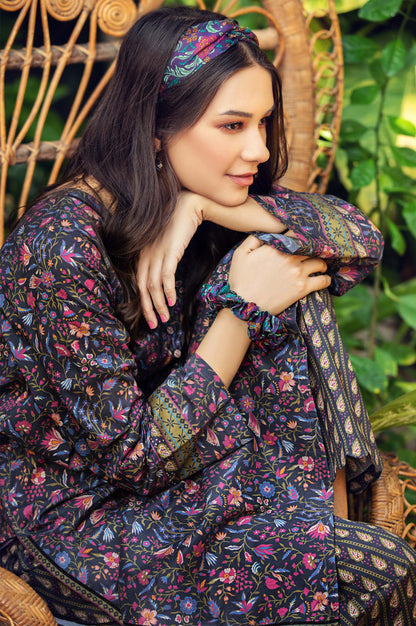 Stitched 2 Piece Printed Cambric Suit