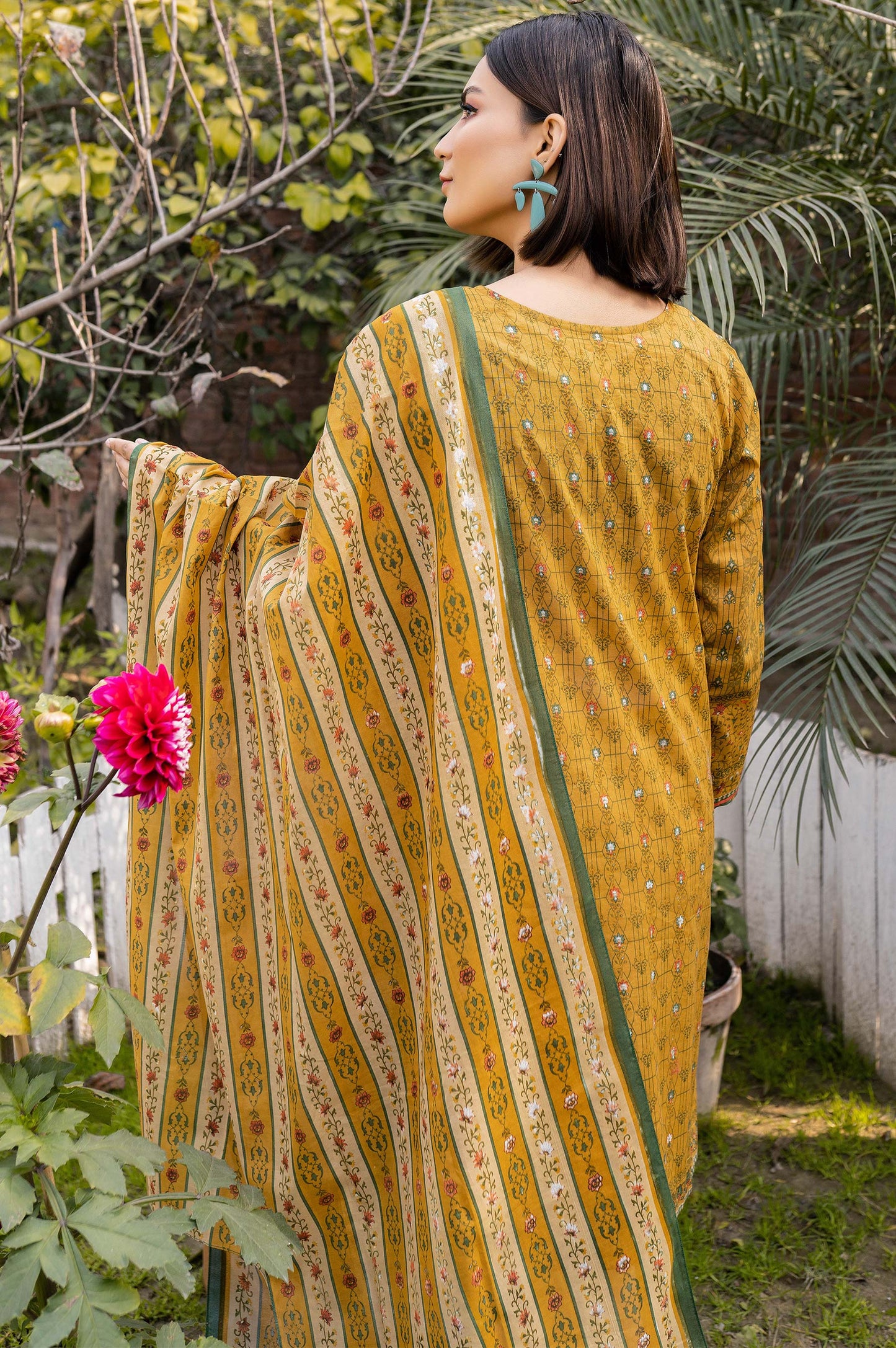 Stitched 2 Piece Printed Lawn Suit with Printed Dupatta
