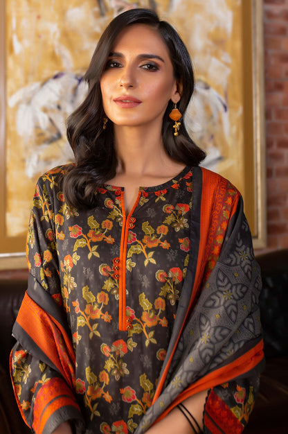 Stitched 2 Piece Printed Lawn Suit with Printed Lawn Dupatta
