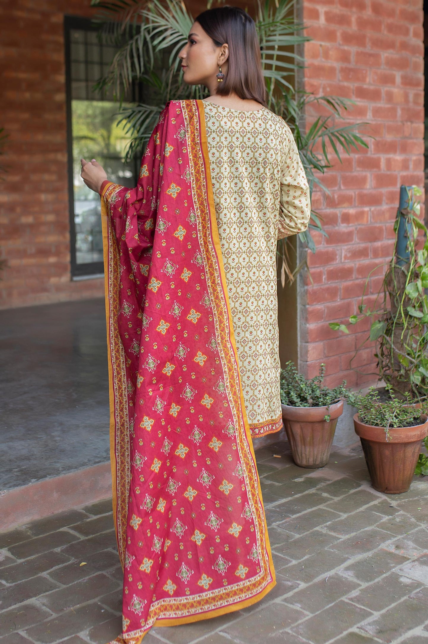 Stitched 2 Piece Printed Lawn Suit