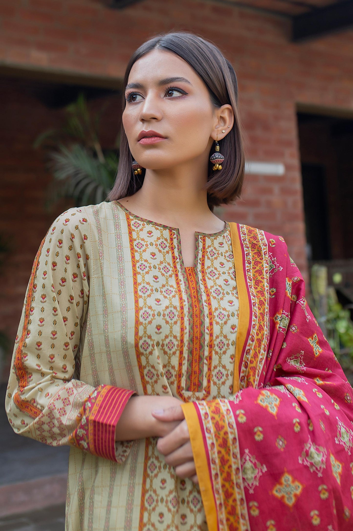 Stitched 2 Piece Printed Lawn Suit
