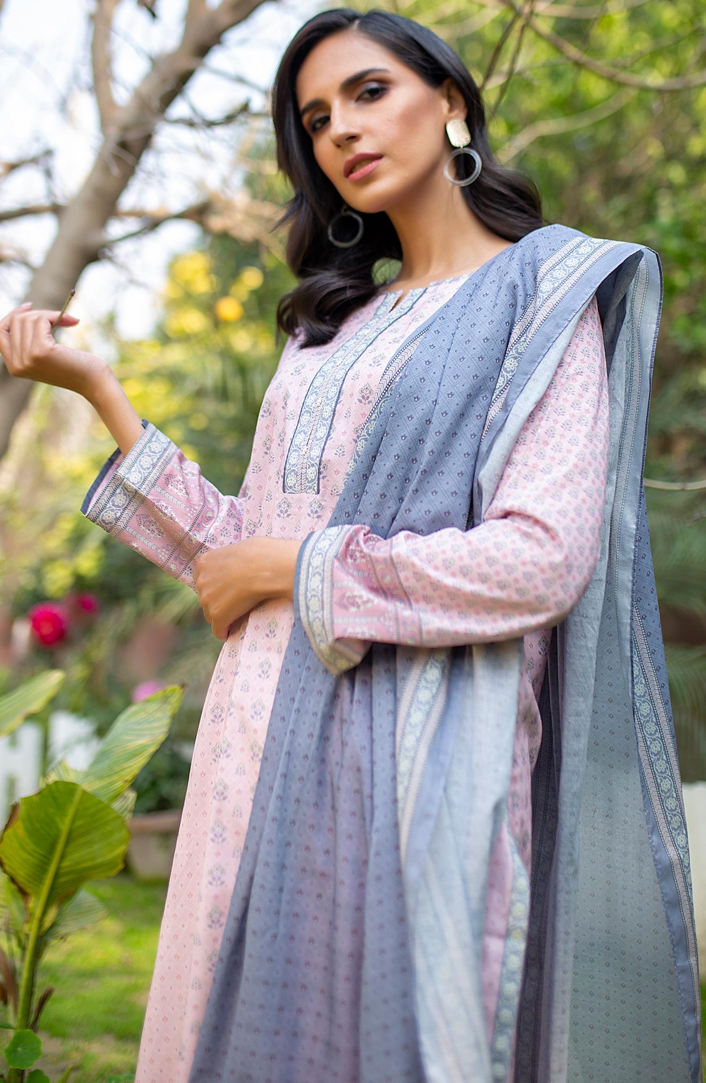 Stitched 2 Piece Printed Lawn Suit