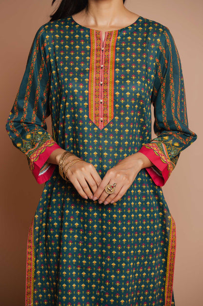 Stitched 2 Piece Printed Lawn Suit