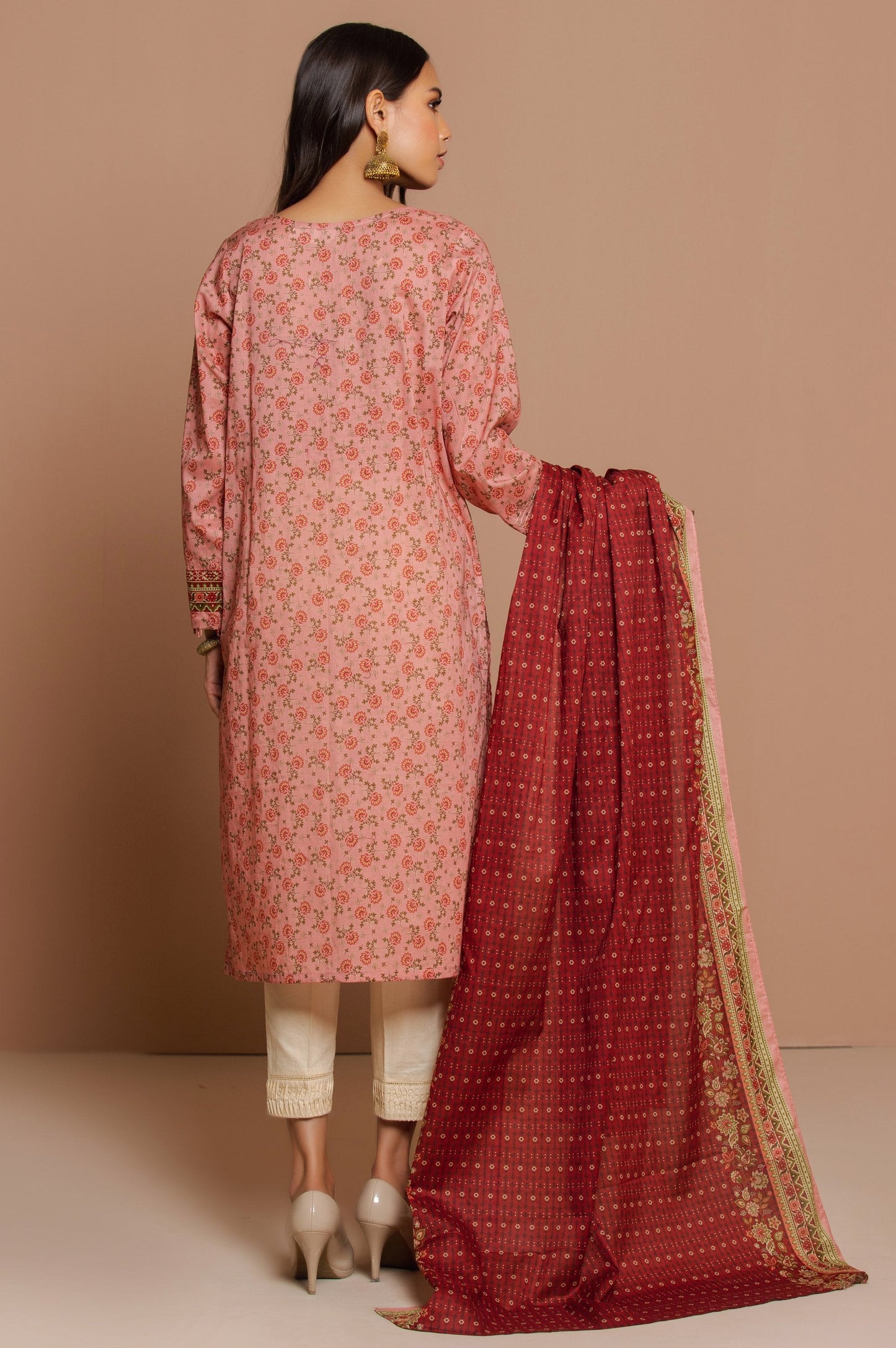 Stitched 2 Piece Embroidered Lawn Suit