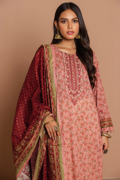Stitched 2 Piece Embroidered Lawn Suit