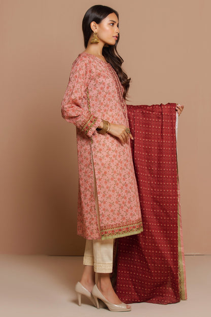 Stitched 2 Piece Embroidered Lawn Suit