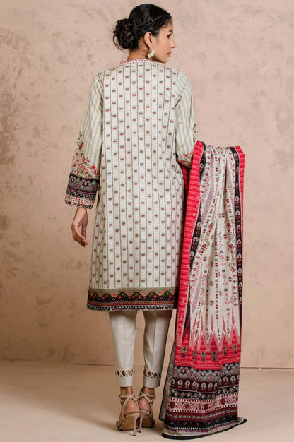 Stitched 2 Piece Printed Khaddar Suit