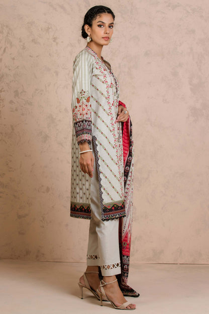 Stitched 2 Piece Printed Khaddar Suit
