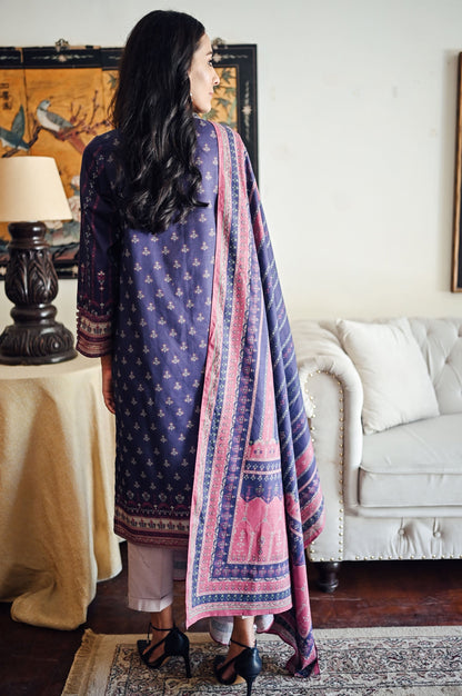 Stitched 2 Piece Printed Khaddar Suit