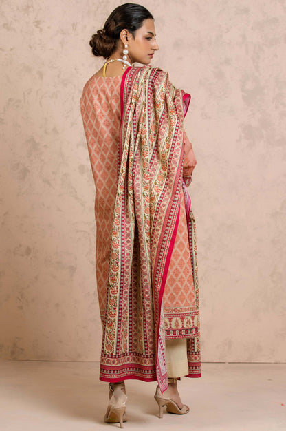 Stitched 2 Piece Printed Cottel Suit