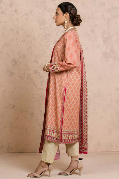 Stitched 2 Piece Printed Cottel Suit