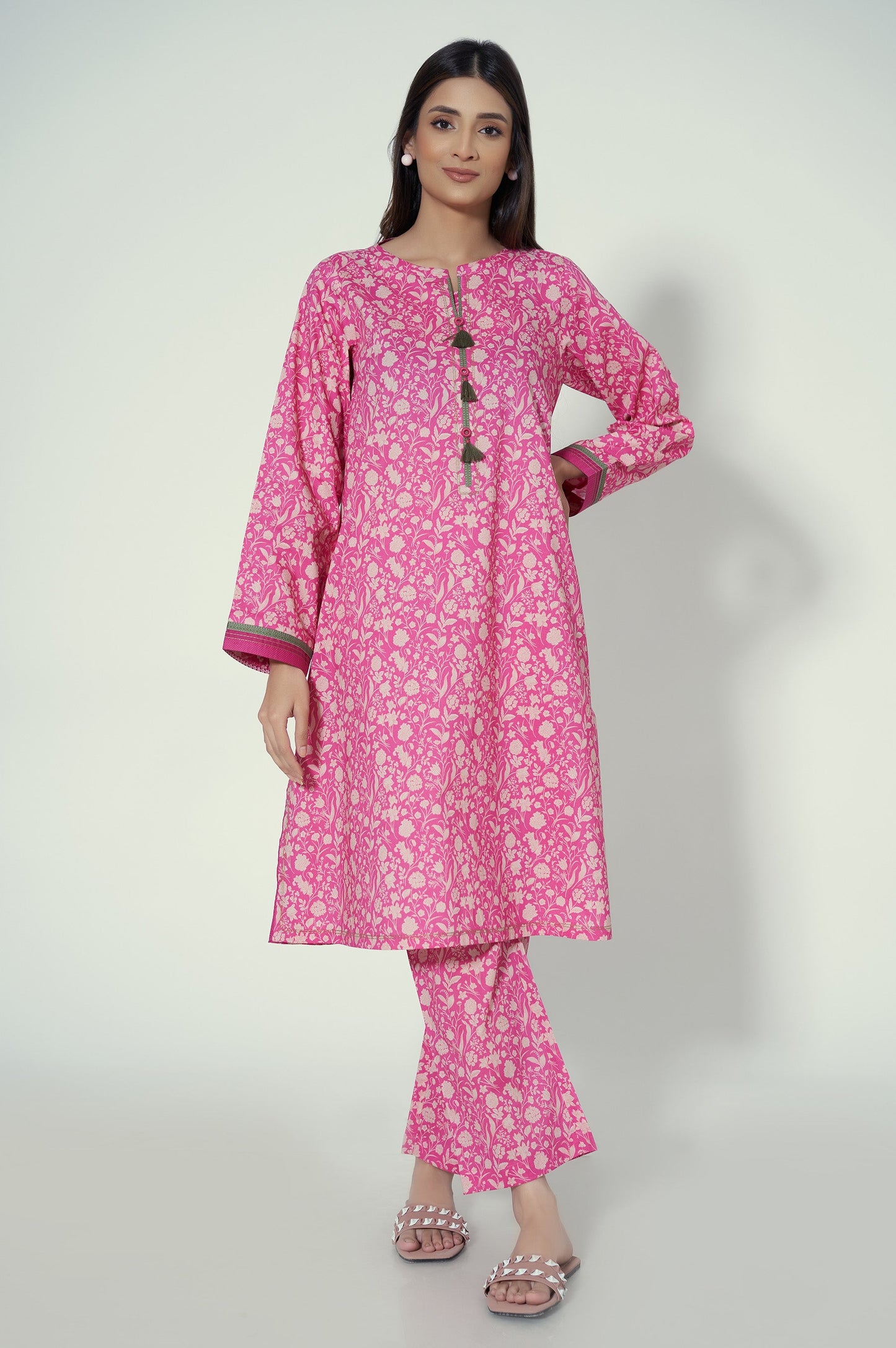 Stitched 2 Piece Printed Lawn Suit