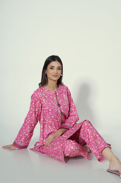 Stitched 2 Piece Printed Lawn Suit
