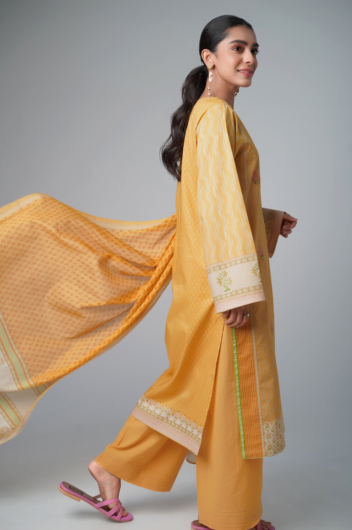 Stitched 2 Piece Printed Lawn