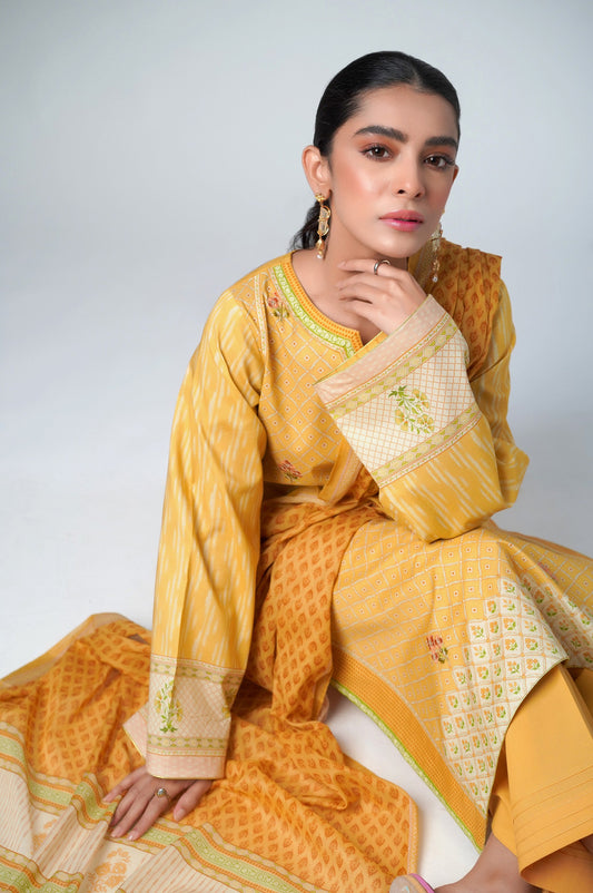 Stitched 2 Piece Printed Lawn