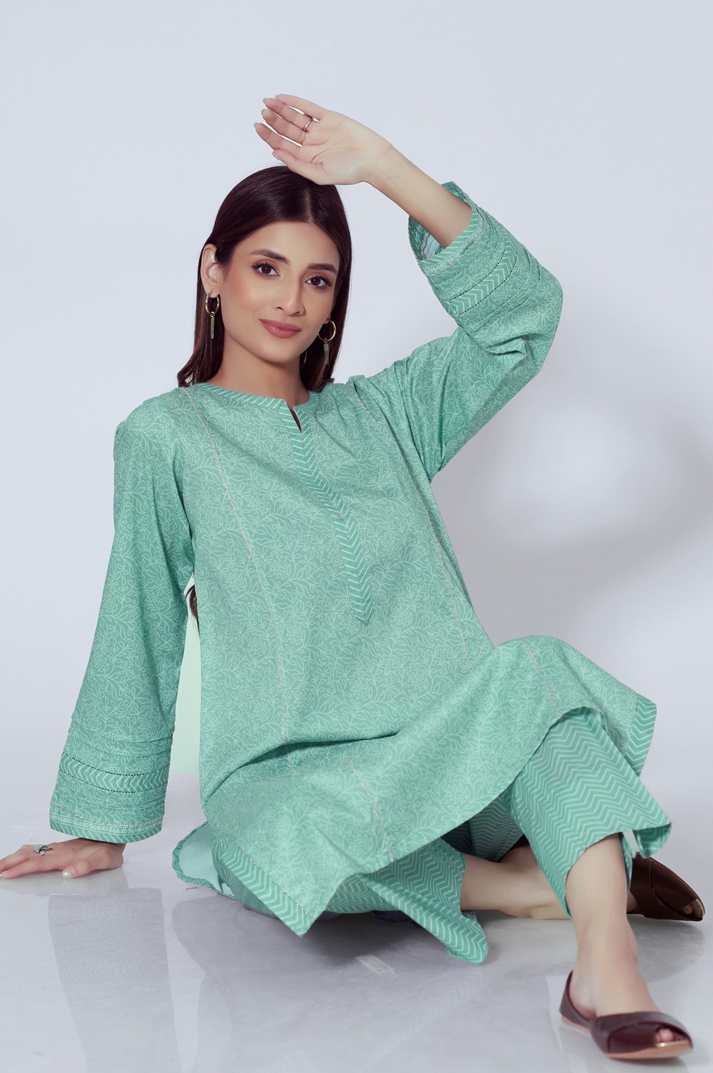 Stitched 2 Piece Printed Lawn Suit