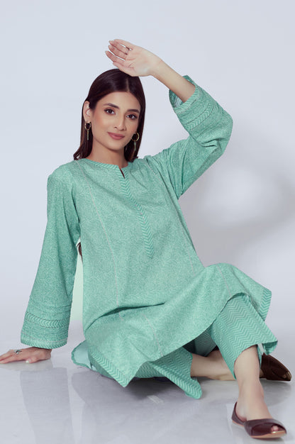 Stitched 2 Piece Printed Lawn Suit