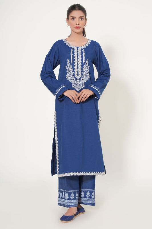 Stitched 2 Piece Embroidered Cambric