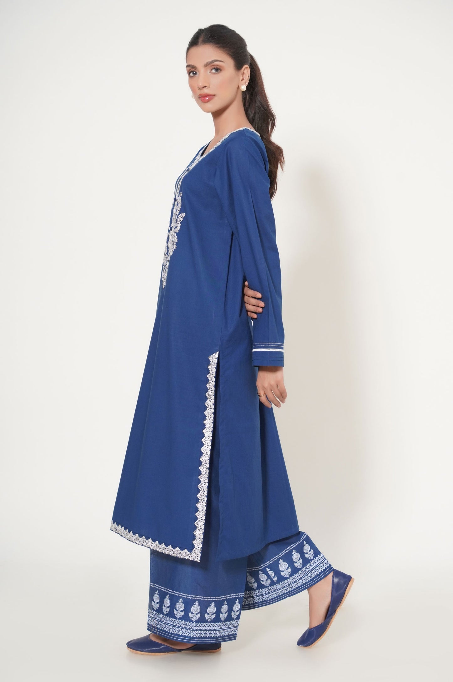 Stitched 2 Piece Embroidered Cambric