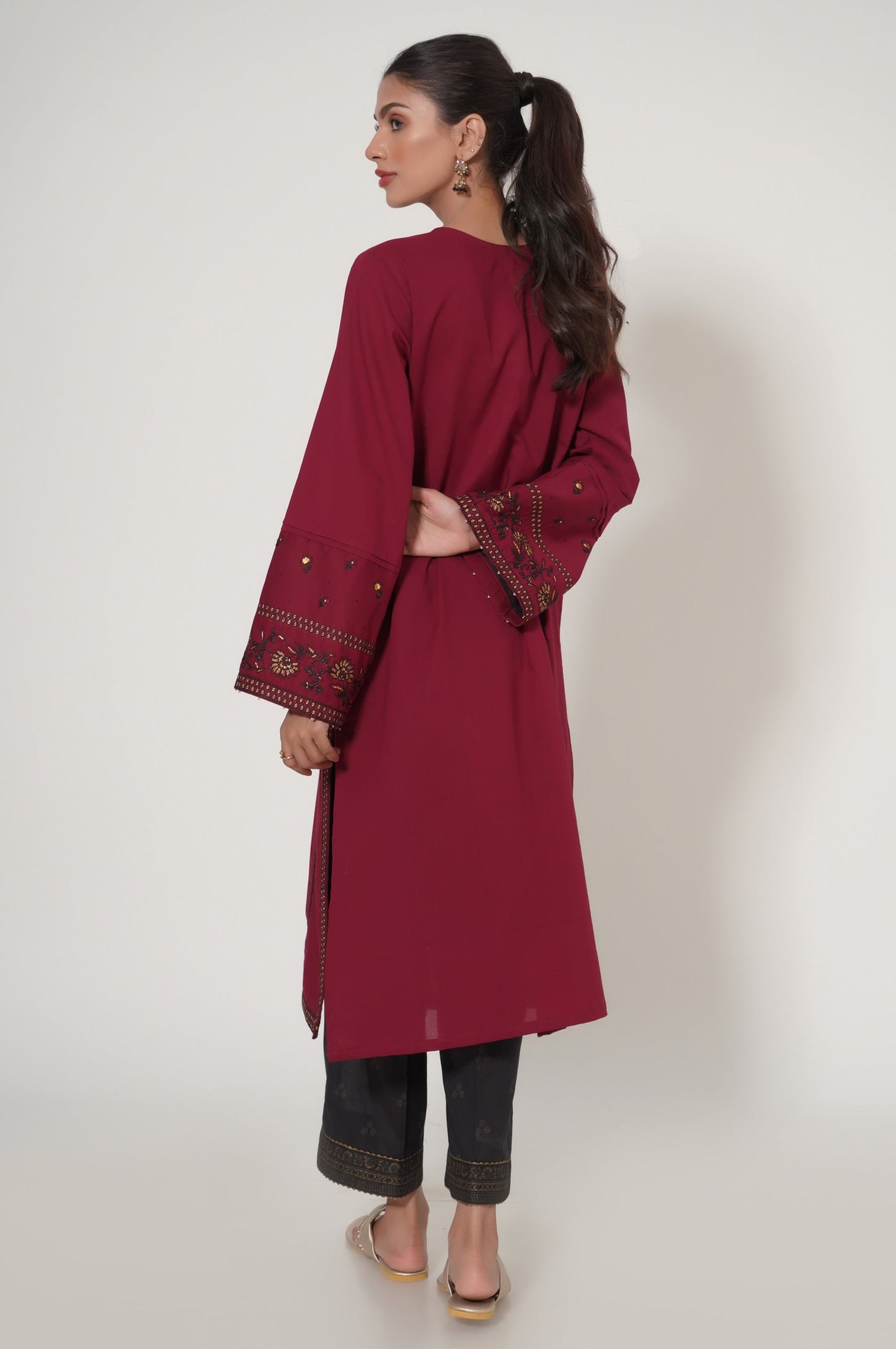 Stitched 2 Piece Cambric Suit