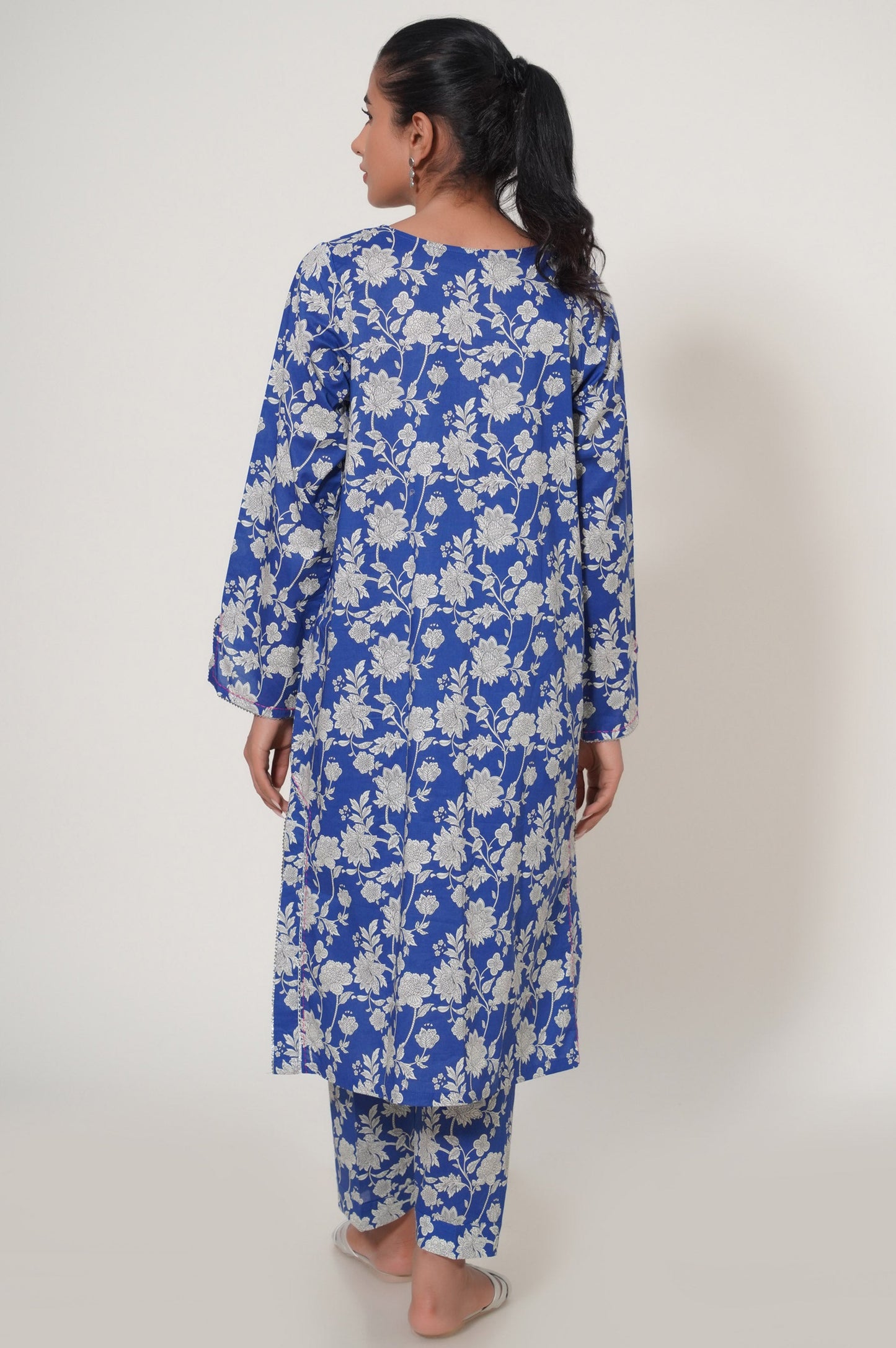 Stitched 2 Piece Cambric Suit